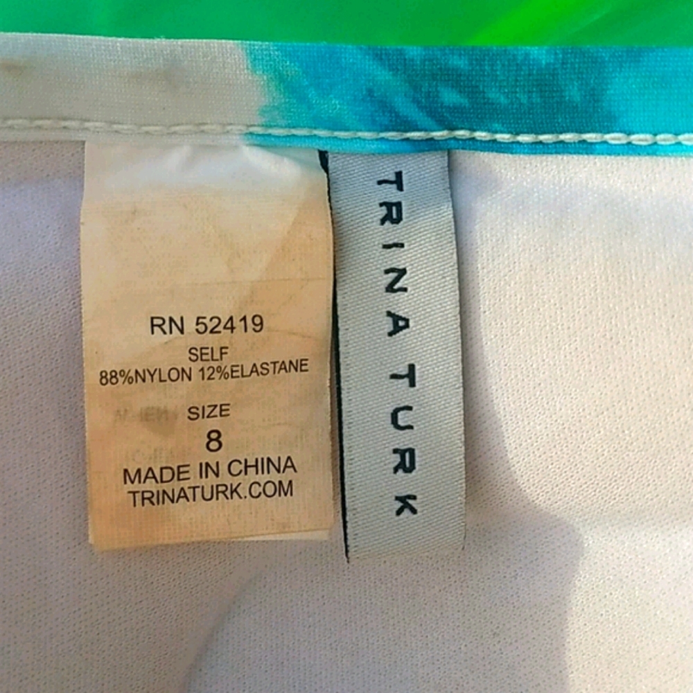 Trina Turk RARE SEXY Tie-Dye Push-Up Bikini - Picture 7 of 9